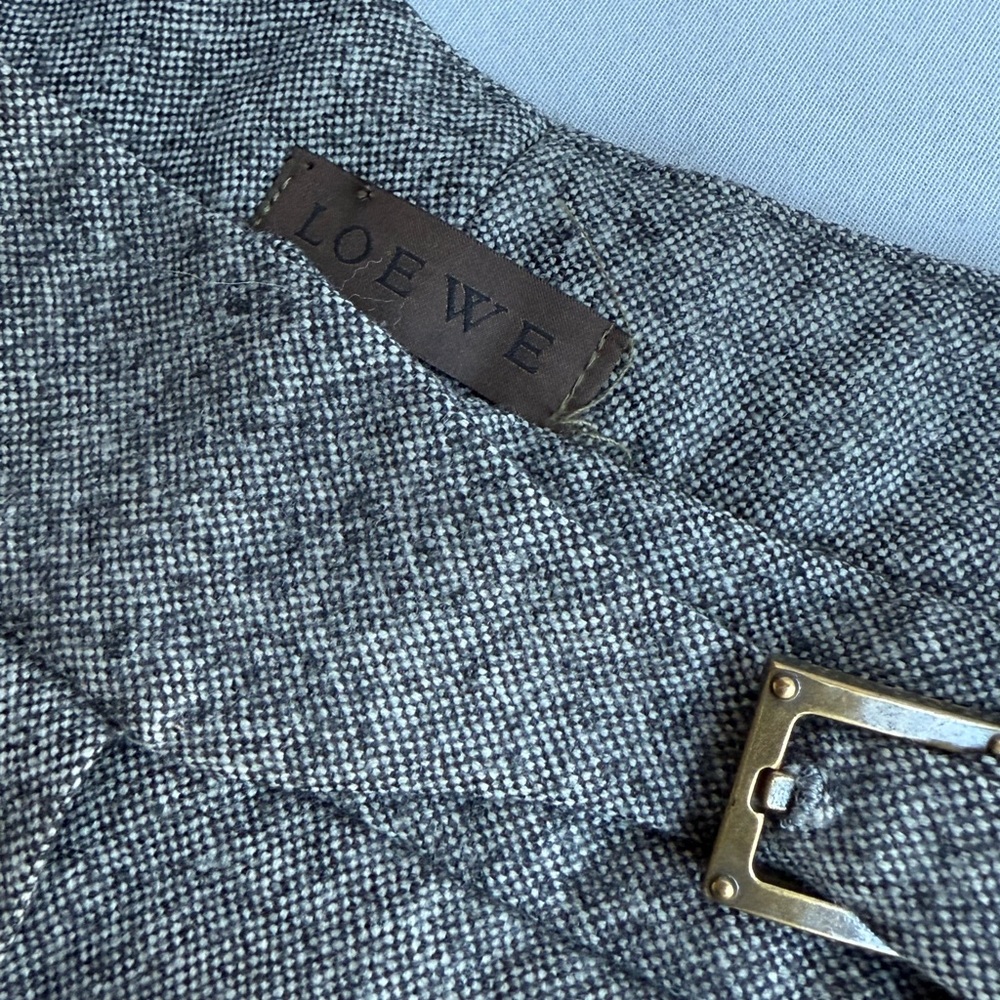 Loewe low rise wool trousers size XS made in IT